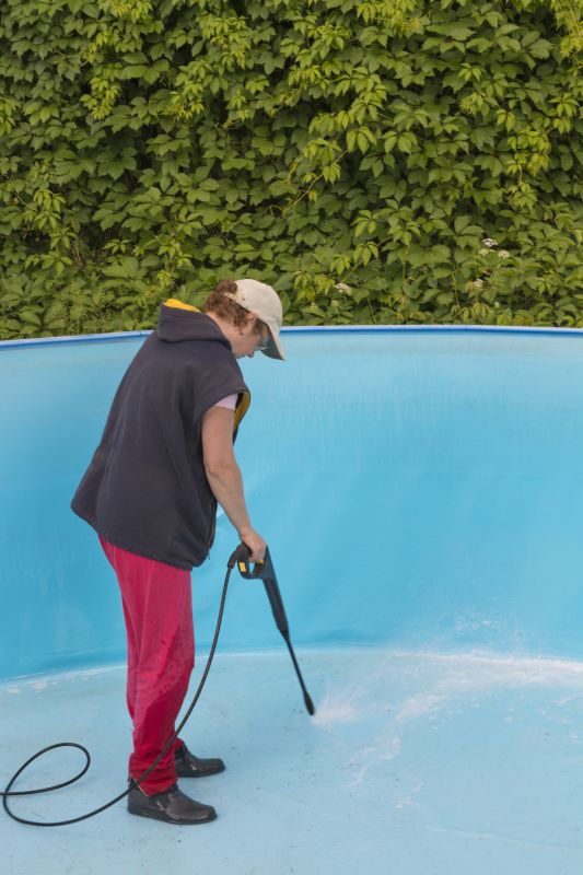 Pool Area Power Washing