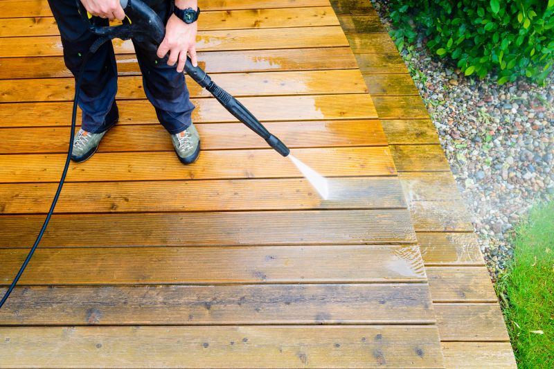 Deck Cleaning Process
