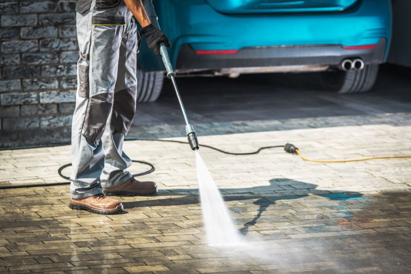 Cleaning a Driveway