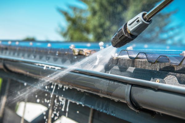 Gutter Pressure Washing in Franklin