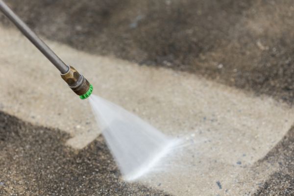 Garage Floor Power Washing in Franklin
